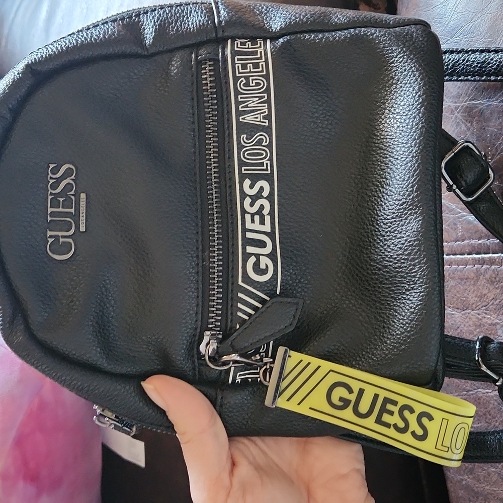 Guess Mini Backpack With Keychain - image 2